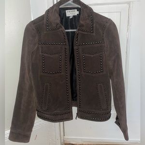 NEW FRAME, Suede Jacket!!! Super Cool with amazing detailing. Fits like a small.